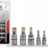 JGO. DADOS TORX 1/4 T10 A T 40 5 PUNTAS YATO